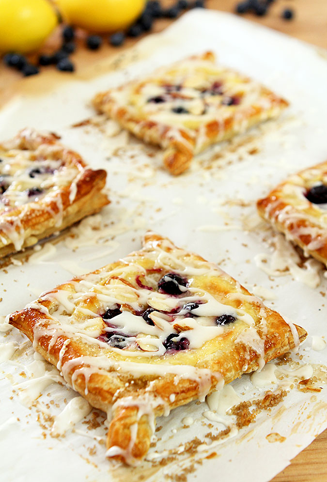 Blueberry, Cheese and Almond Danish Creative Culinary A Denver