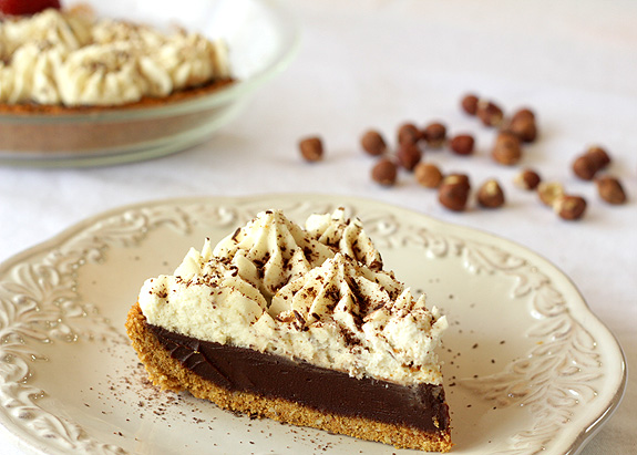 Post image for Chocolate Hazelnut Pie with Frangelico – We’re Baking with Abby Dodge!