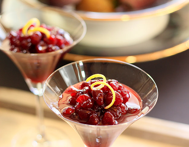 Cosmopolitan Cranberry Sauce - Cranberries, Vodka and Grand Marnier