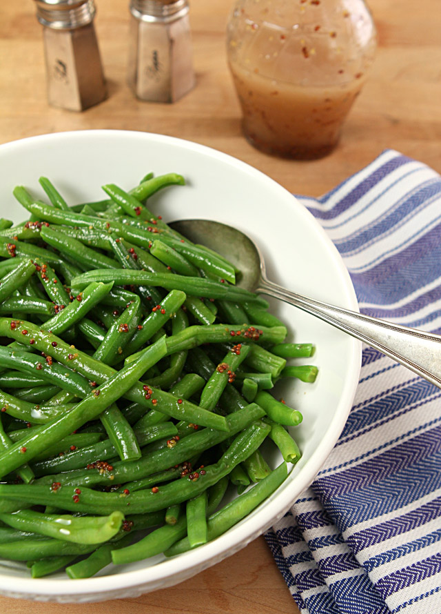 Green Beans with Honey Mustard Vinaigrette Creative Culinary A
