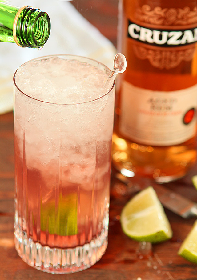St Croix Libre - The Havana Libre plus Lime Sparkling Water!