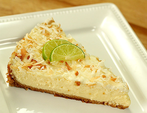 Coconut Key Lime Tart with Graham Cracker Crust