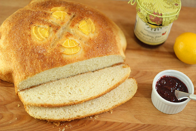Lemon Zest Peasant Boule