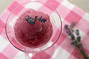 Rose Wine and Lavender Sorbet
