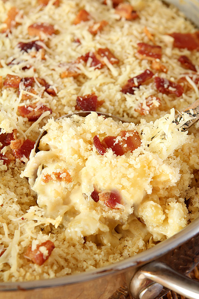 Smoked Gouda Macaroni and Cheese with Bacon Creative Culinary A
