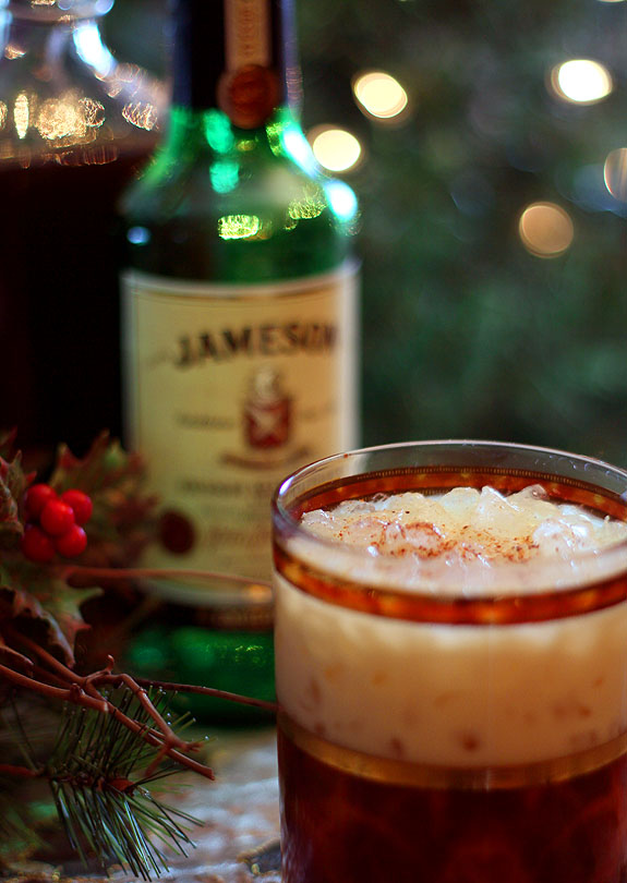 Kahula Eggnog and Jameson from Creative Culinary | Christmas Cocktails